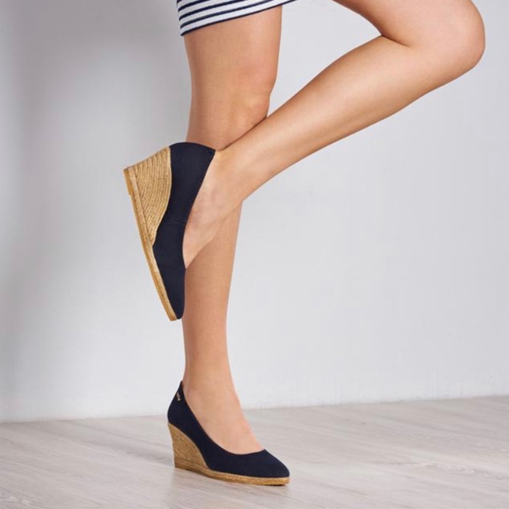 Viscata Size 38 New Canvas Espadrilles Wedge